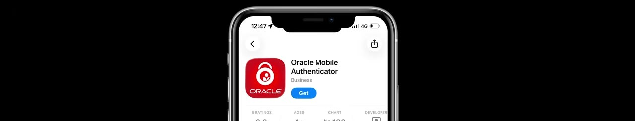 手机应用商店中的 Oracle Mobile Authenticator